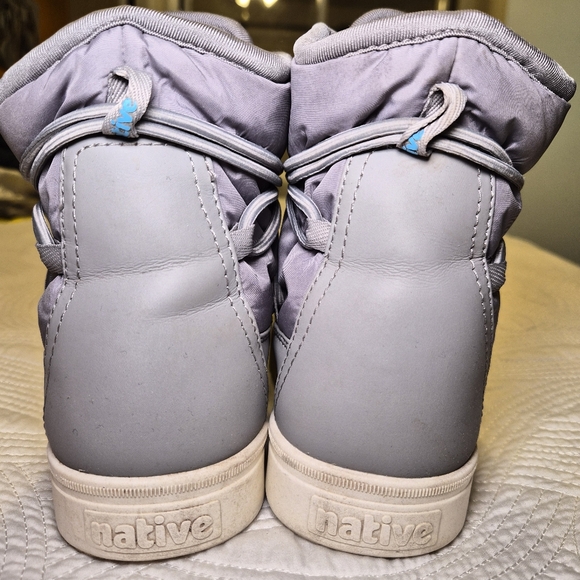 GUC Native Chamonix Little Kid's Unisex Winter Snow Boots Boy's/Girl's Gray 2 - Picture 12 of 16